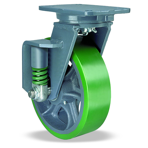 SHOCK ABSORBING CASTERS